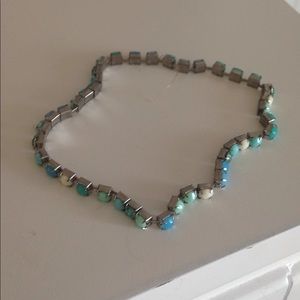 Blue and teal bracelet